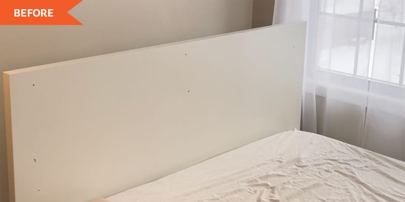 Ikea top velvet headboard